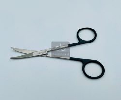 Makas İris 11cm Açılı CVD Black