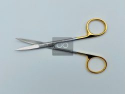 Makas İris TC 11cm Açılı CVD